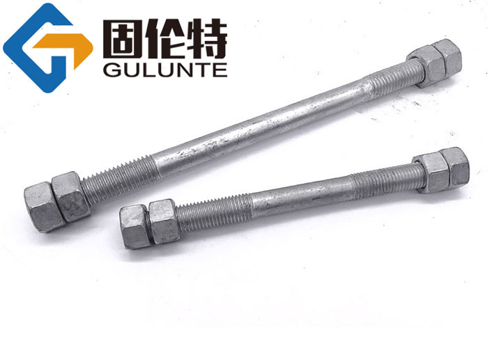 熱鍍鋅雙頭螺栓標準型號規格尺寸表大全